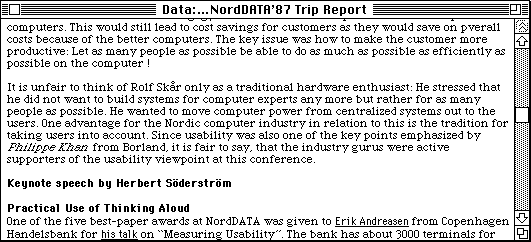 Screendump from hypertext document in Guide