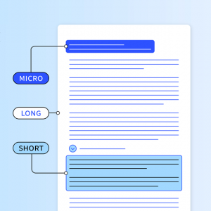 「UXコピーの長さ：長文、短文、マイクロ」の記事画像